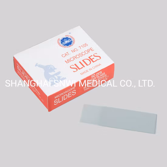 Disposable Medical Lab Consumable Polishing Adhesion Microscope Slides Frosted Ground Edge